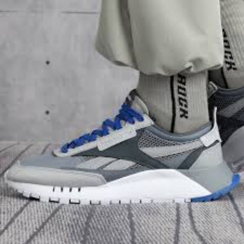 Reebok Classic Legacy Sneakers Grey Blue Men's Size 11